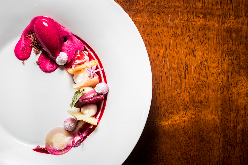 Salt-baked heirloom beetroot dish from Odette